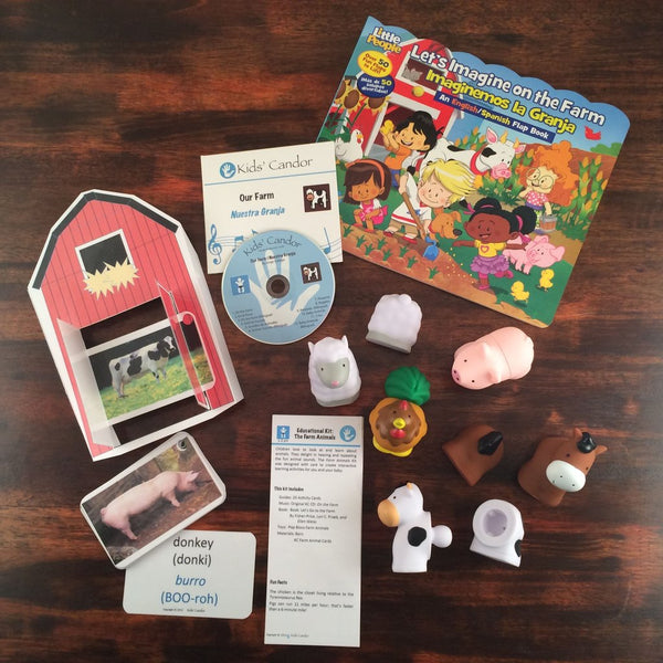 Toddlers' Bilingual Education Subscription Kit