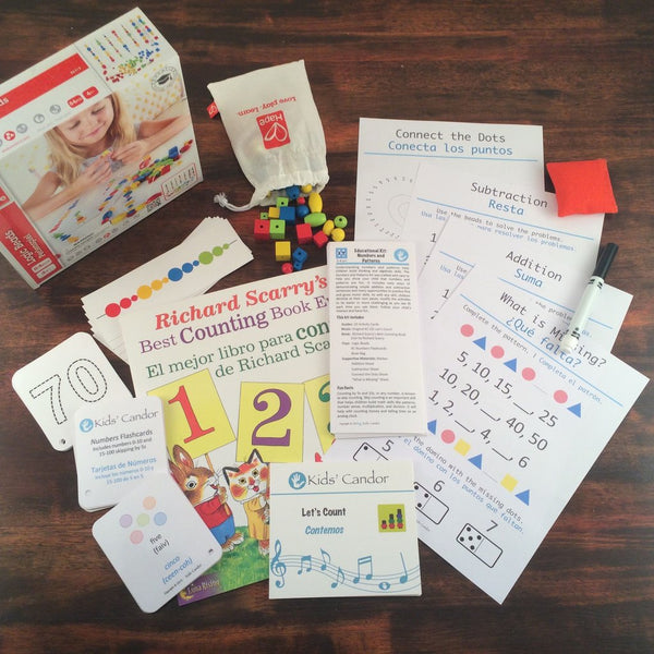 Number Learning Kit Numbers and Patterns - Bilingual Educational Box
