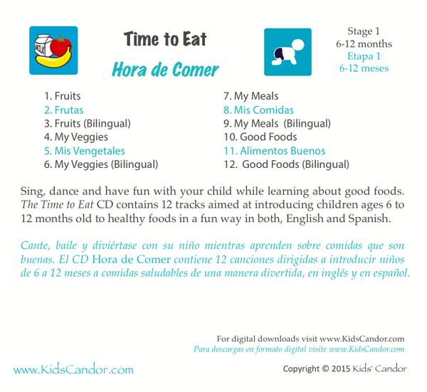 Time to Eat | Hora de Comer CD