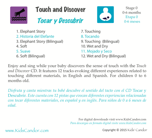 Touch and Discover | Tocar y Descubrir  CD